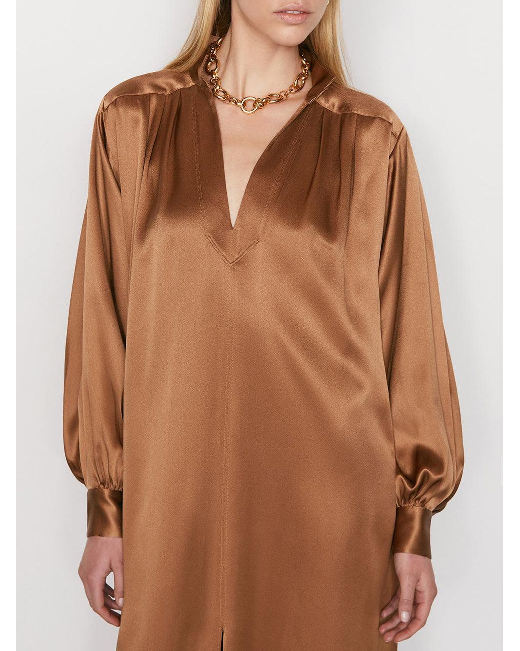 FRAME Kaftan Maxi Dress | Lyst