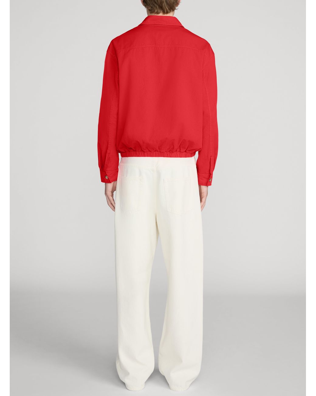 FRAME Red Sotheby's Cotton Jacket for men