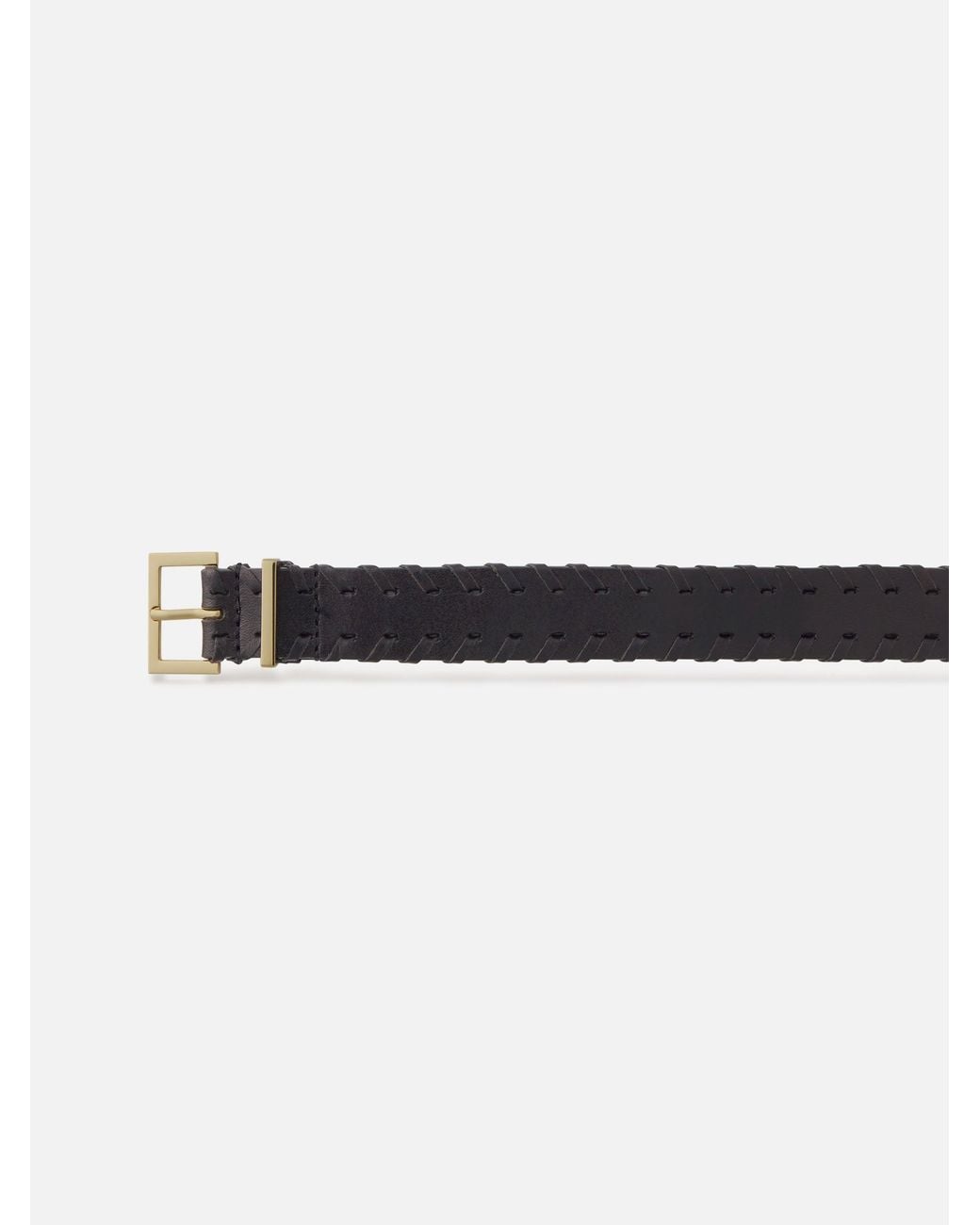 FRAME White The Whipstitch Belt