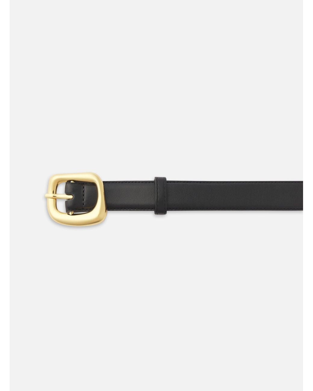 FRAME White The Organic Buckle Belt