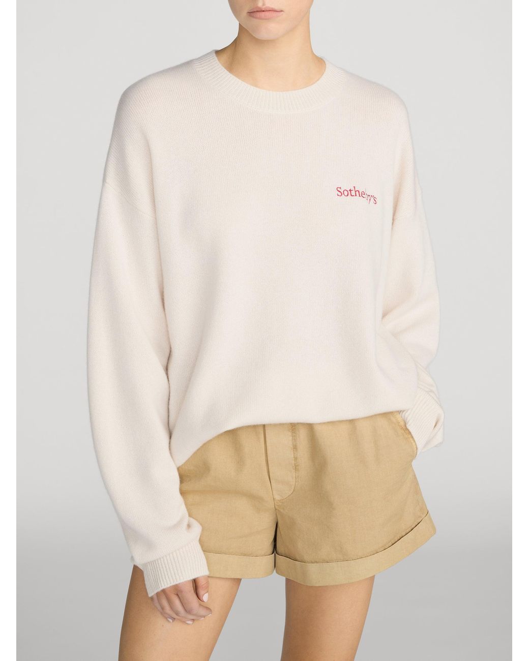 FRAME White Sotheby's Cashmere Sweater for men