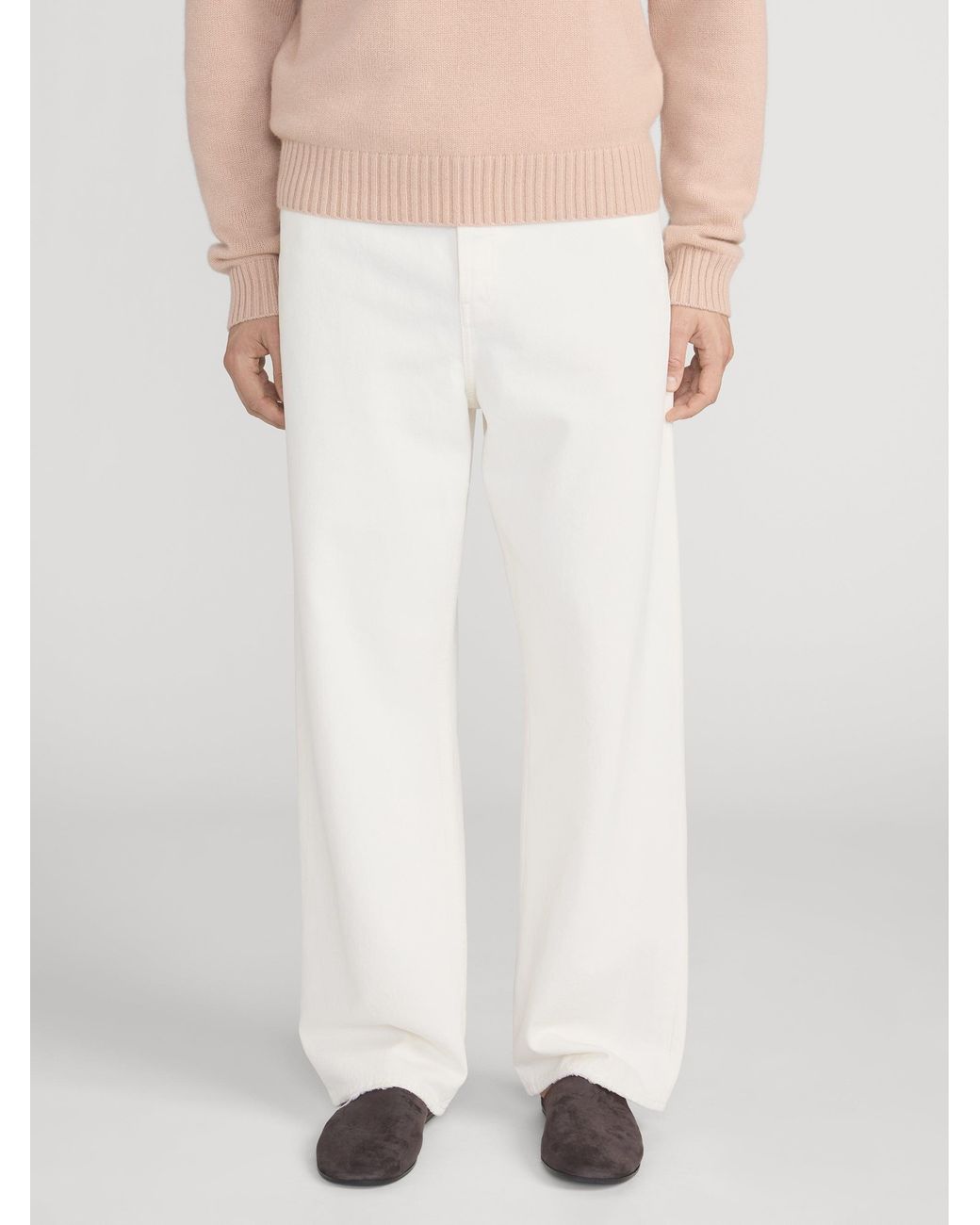 FRAME White Baggy Jean for men