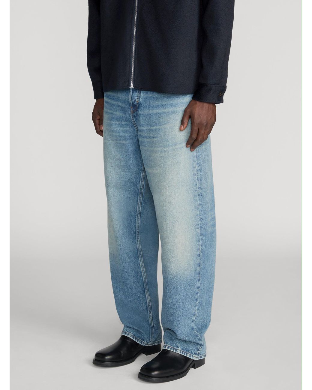 FRAME Blue Baggy Jean for men