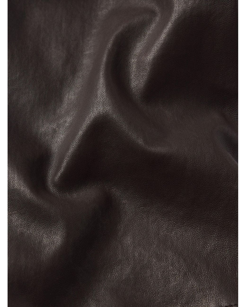 FRAME Black The Leather Reboot Crop