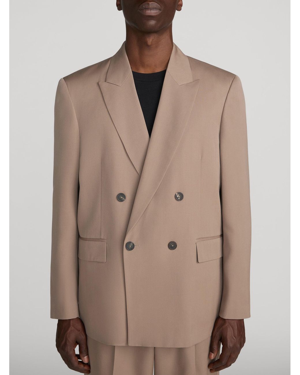 FRAME Brown Double Breasted Blazer for men