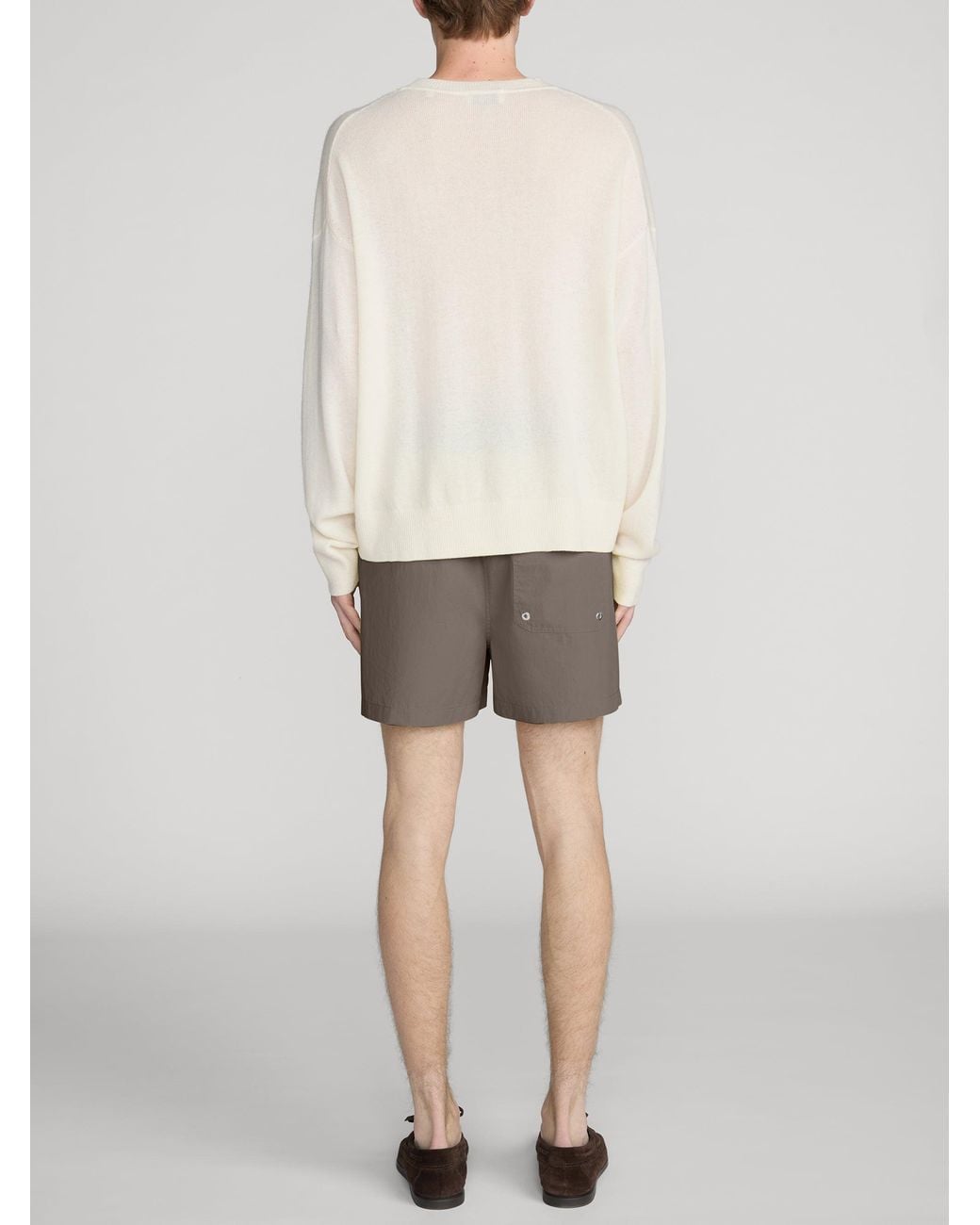 FRAME Gray Nylon Lined Short for men