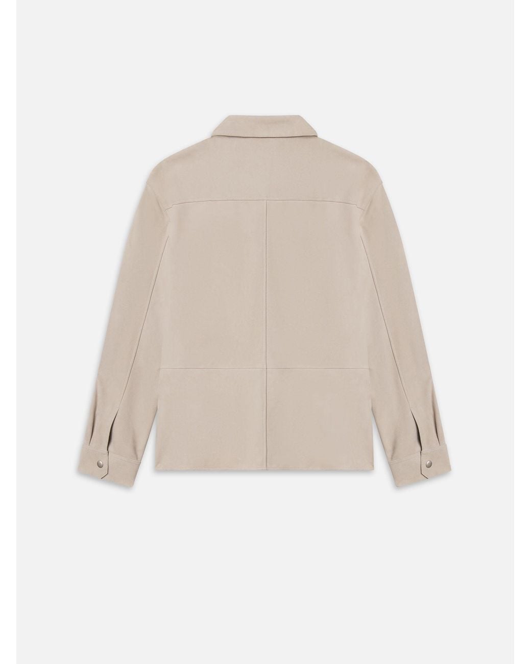 FRAME Natural Suede Overshirt for men
