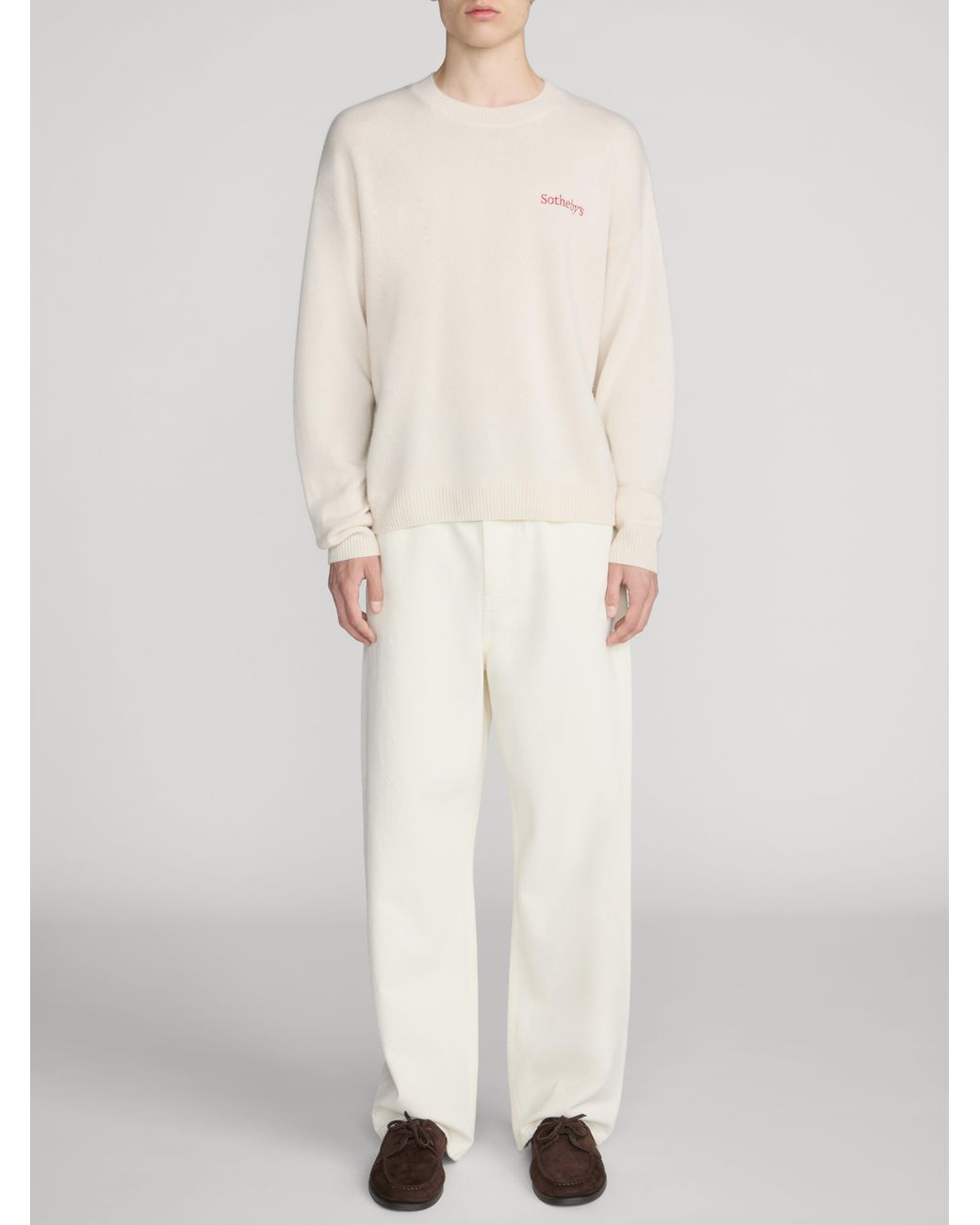 FRAME White Sotheby's Cashmere Sweater for men
