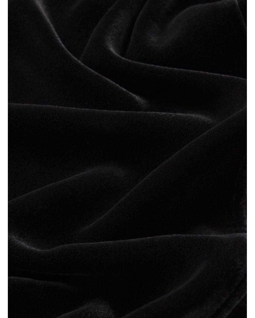 FRAME Black The Velvet Gillian Top