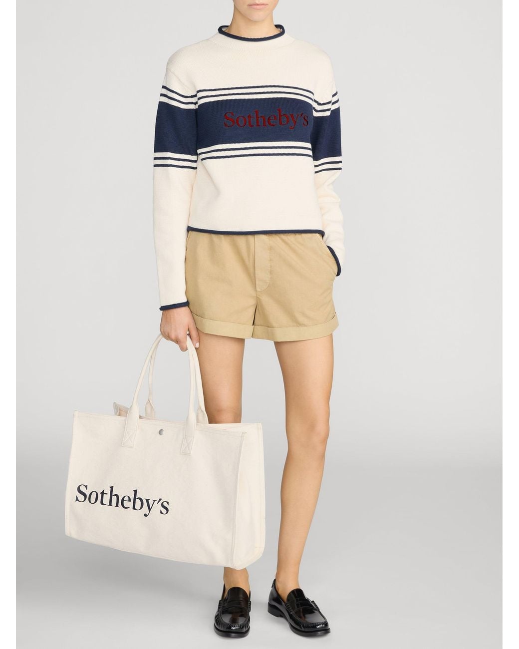 FRAME White Sotheby's Rolled Sweater