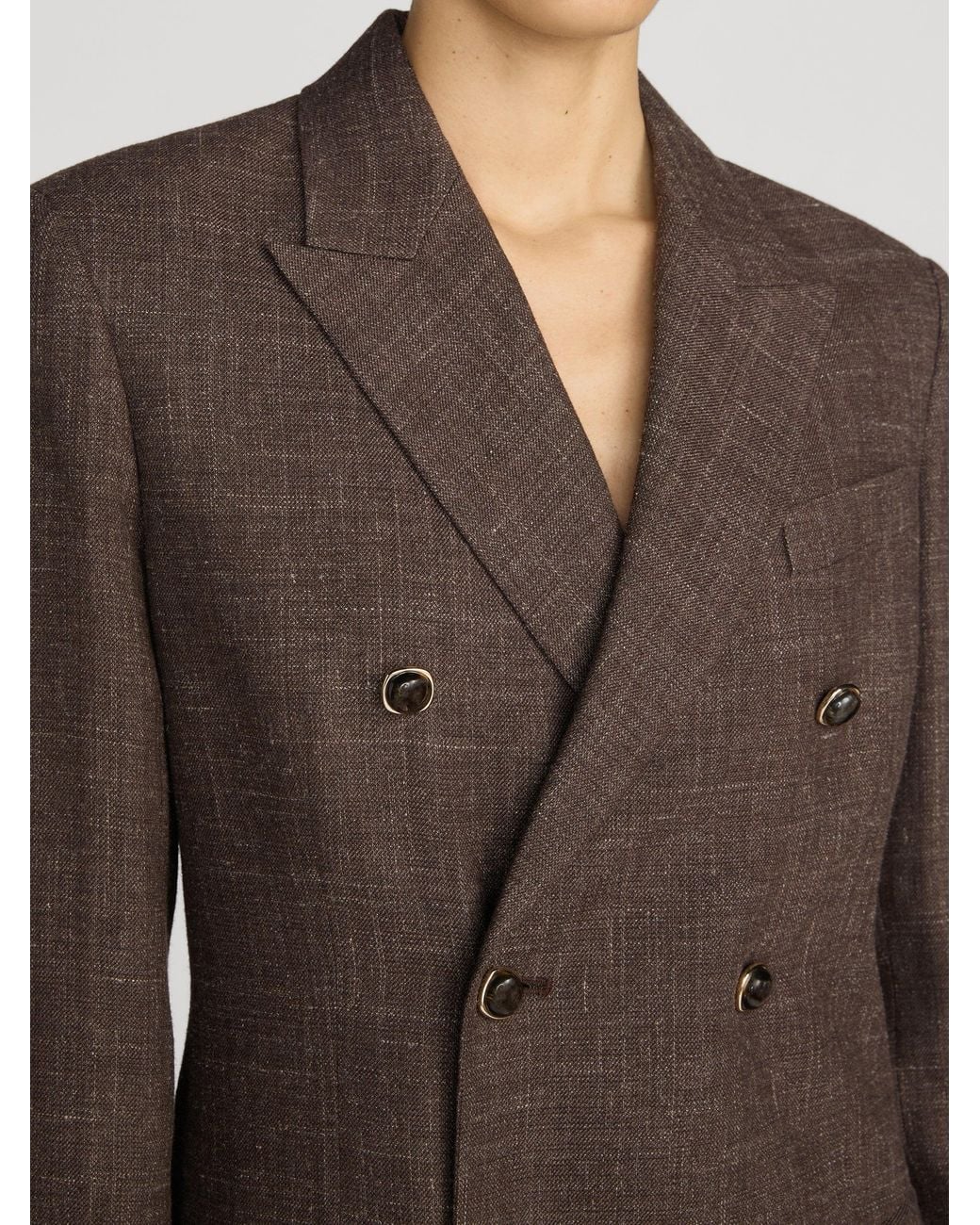 FRAME Brown The Boulevard Blazer