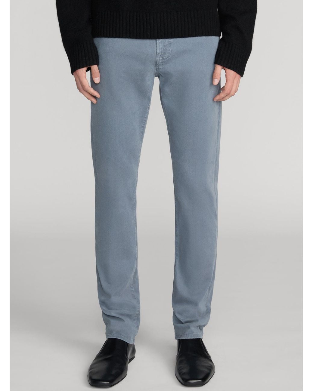 FRAME Blue L'homme Slim Brushed Twill for men