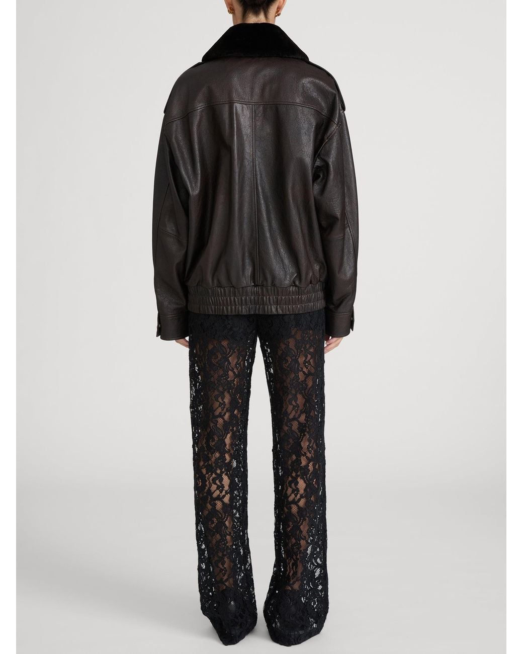 FRAME Black The Lace Pant