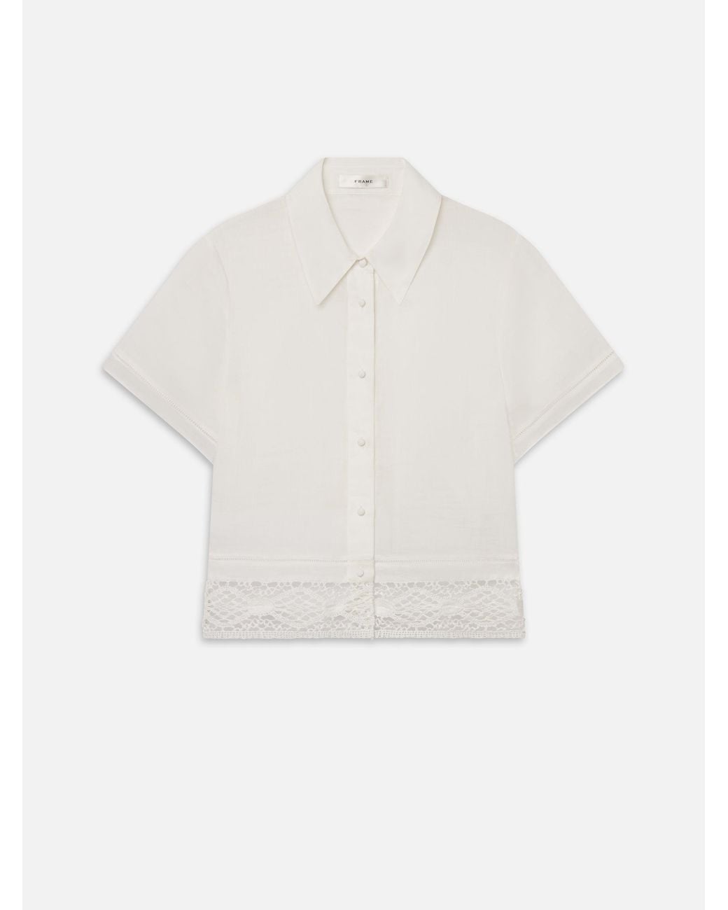 FRAME White The Heirloom Shirt