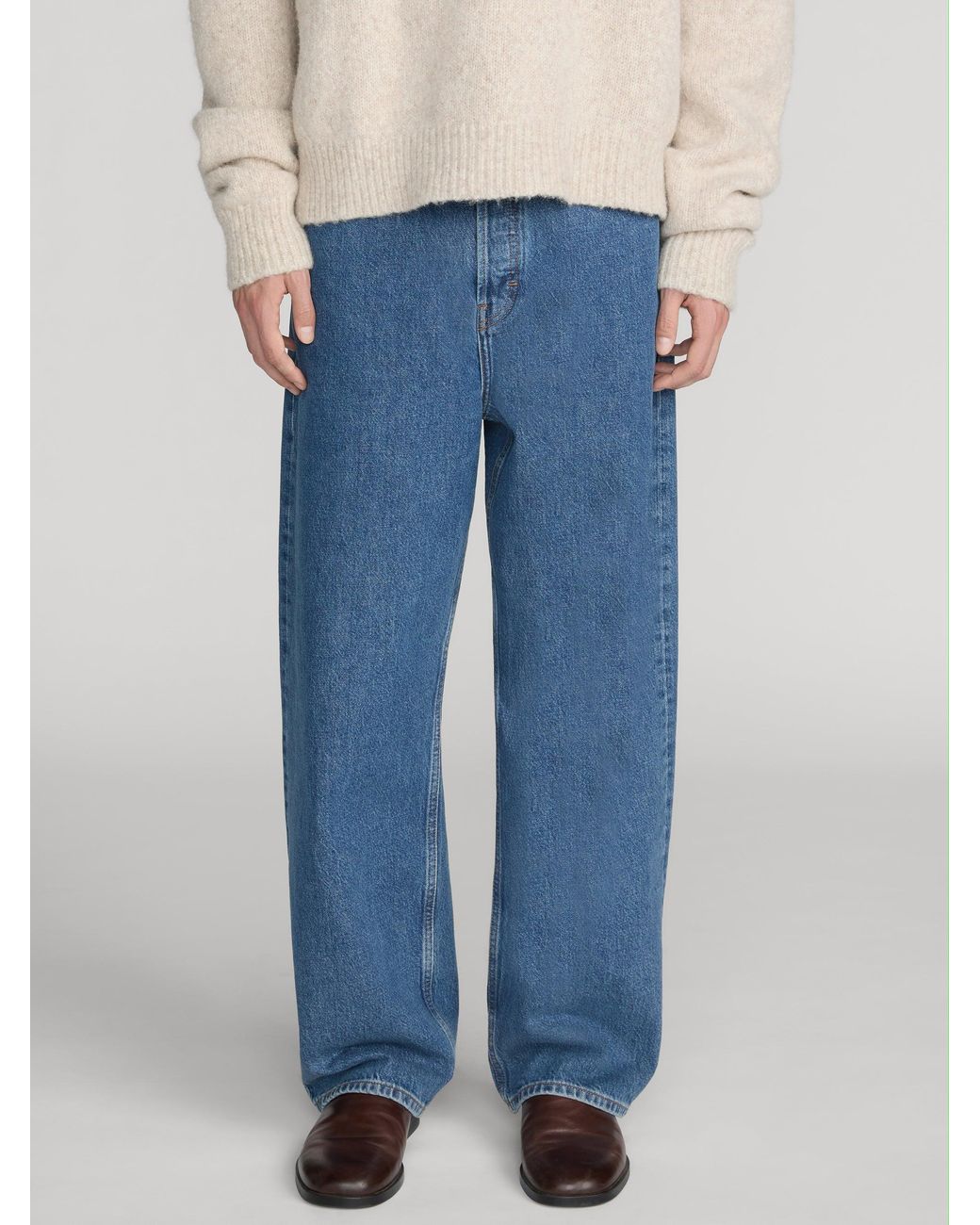 FRAME Blue Baggy Jean for men