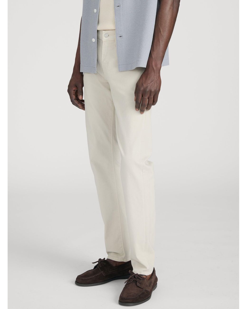 FRAME White L'homme Slim Brushed Twill for men
