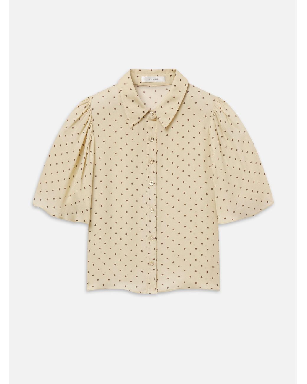 FRAME Natural The Flutter Shirt