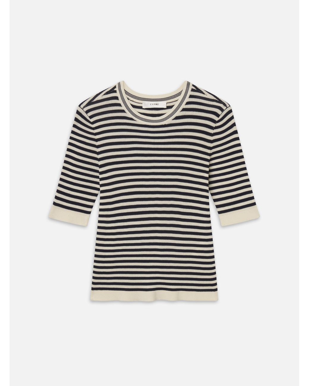 FRAME White The Cruise Sweater