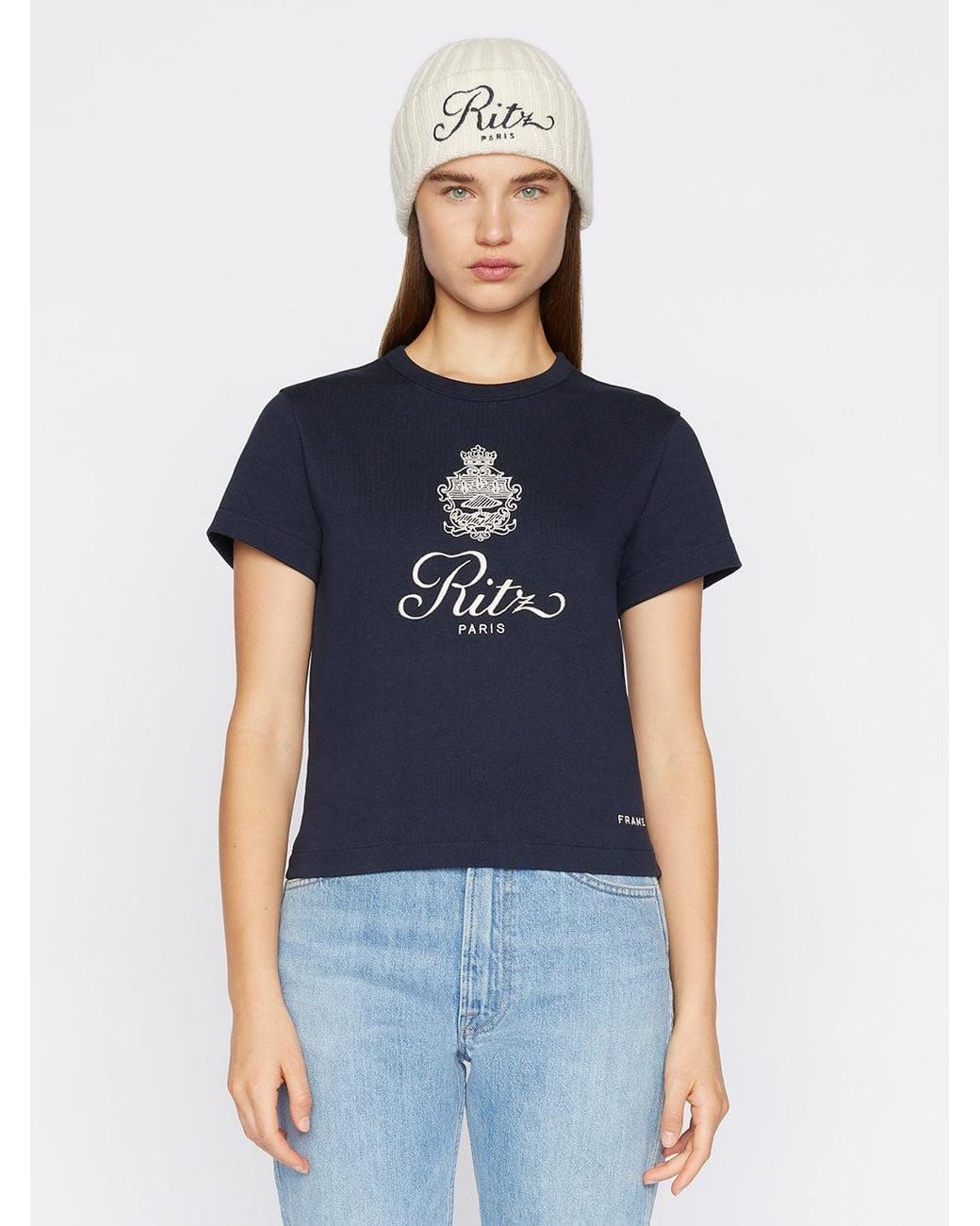 FRAME Blue Ritz Tee