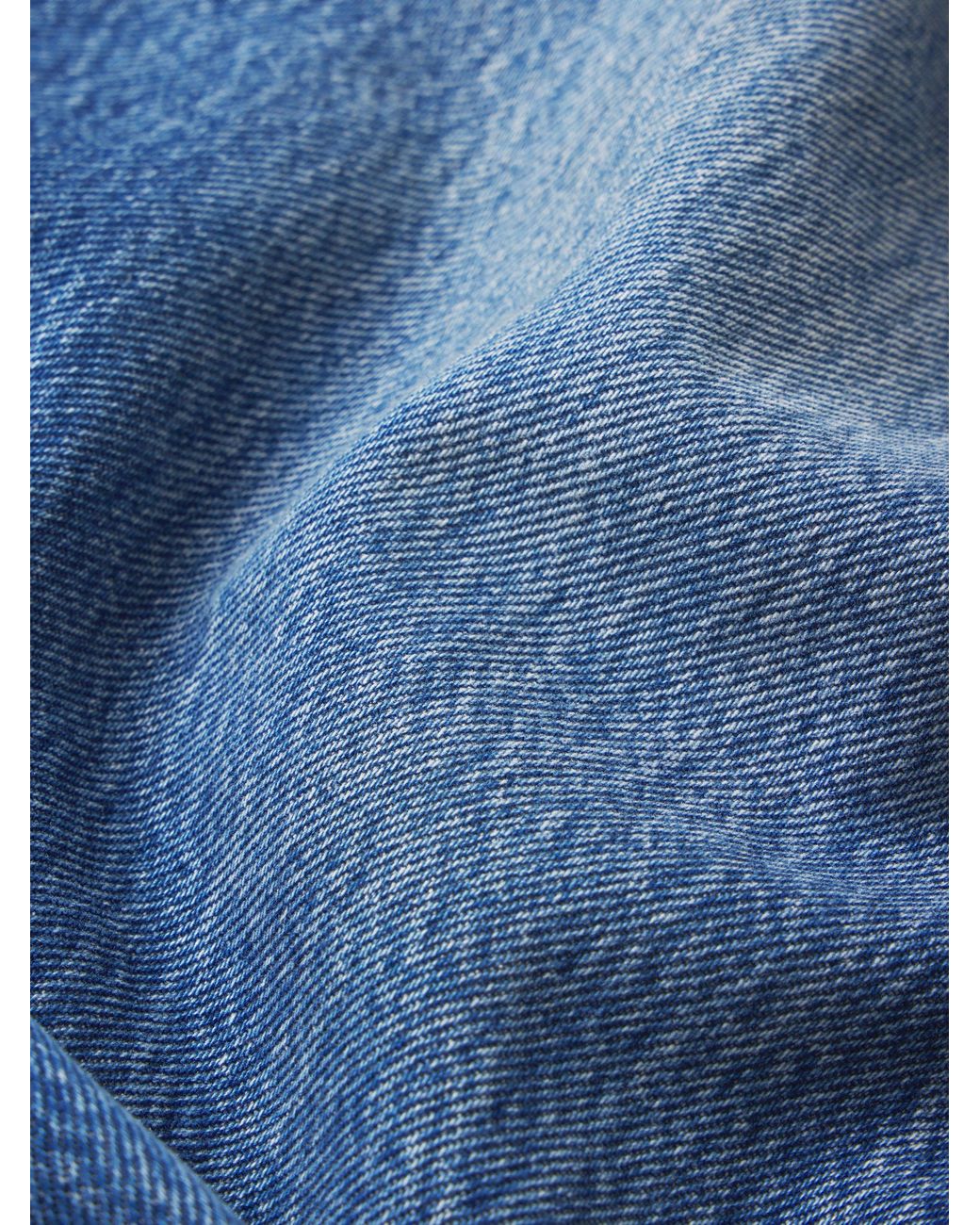 FRAME Blue The Loose Exposed Buttons