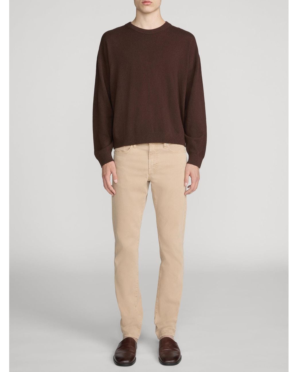 FRAME Natural L'homme Slim Brushed Twill for men