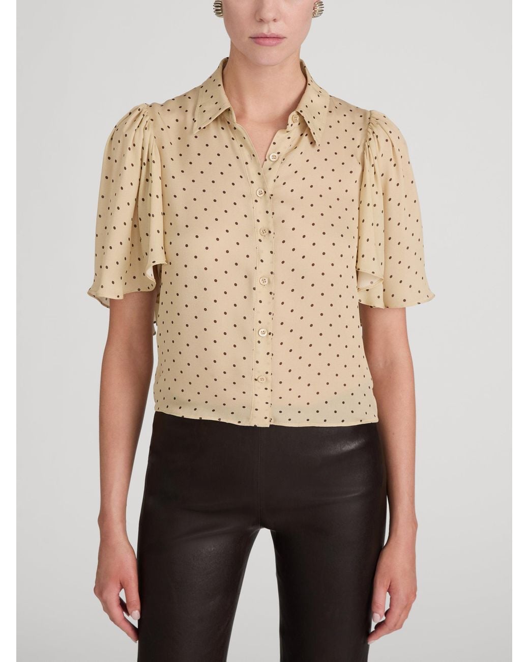 FRAME Natural The Flutter Shirt