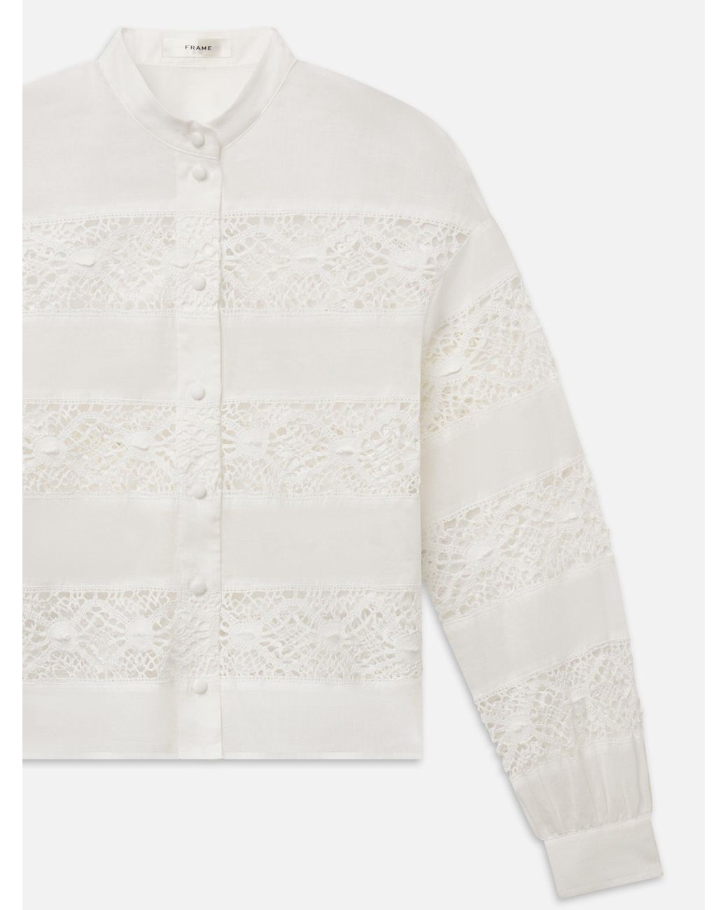 FRAME White The Statement Heirloom Shirt