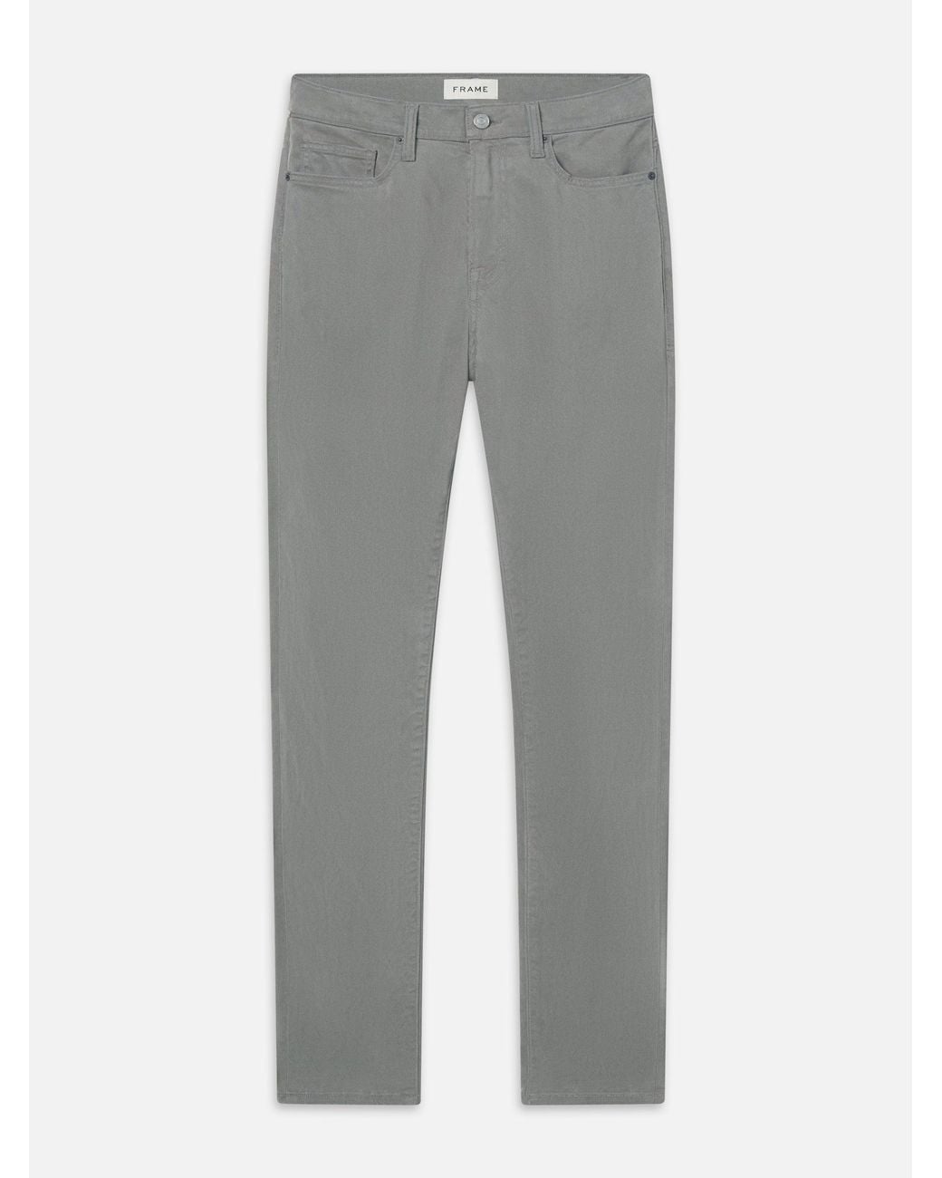 FRAME Gray L'homme Slim Brushed Twill for men