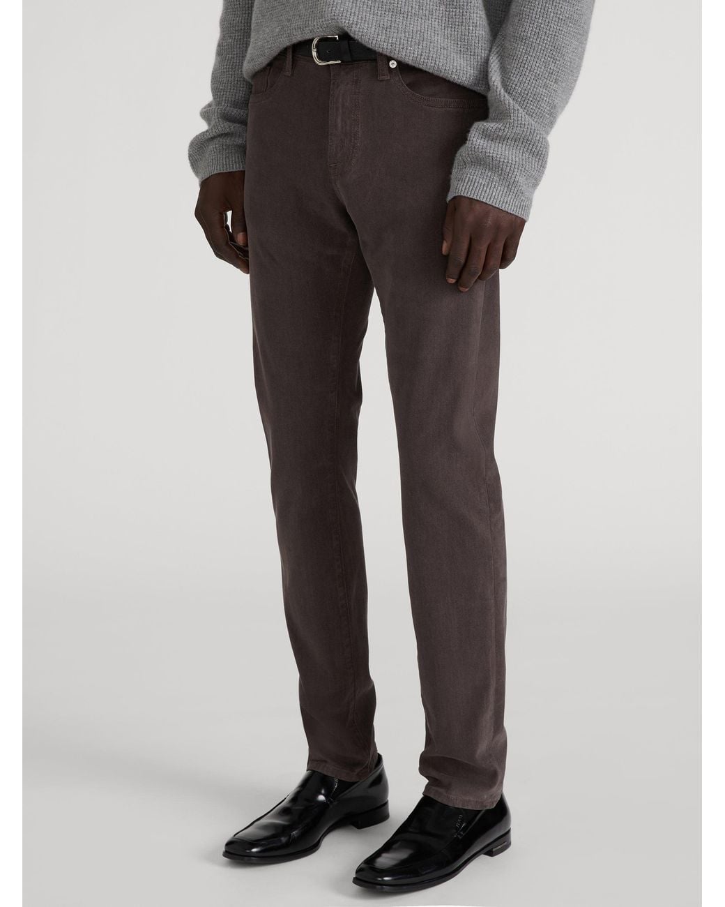 FRAME Gray L'homme Slim Brushed Twill for men