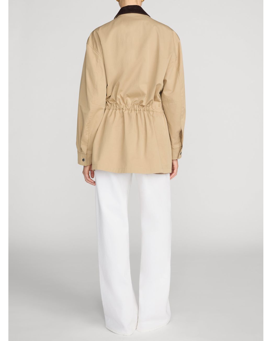 FRAME Natural Twill Safari Jacket
