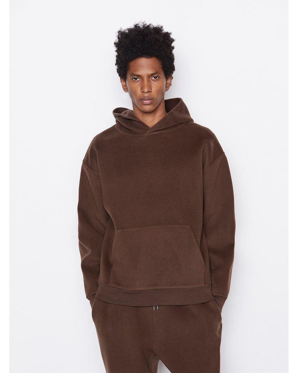 frame funnel neck sweatshirt