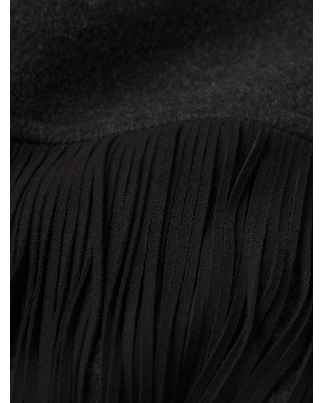 FRAME Black The Wool Rodeo Coat