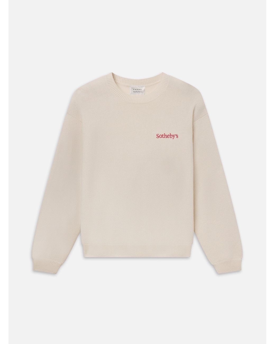 FRAME White Sotheby's Cashmere Sweater for men