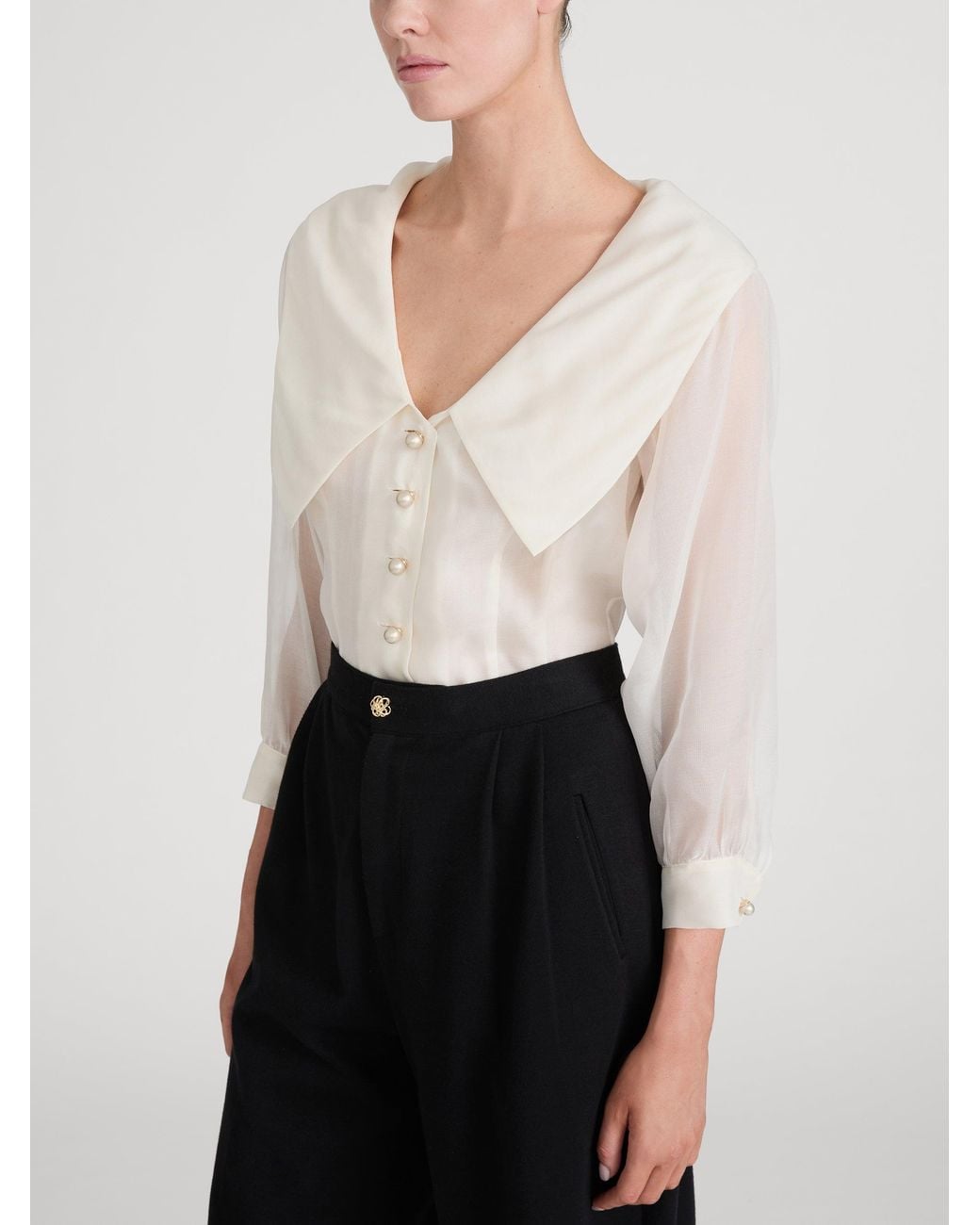 FRAME White The Regency Shirt