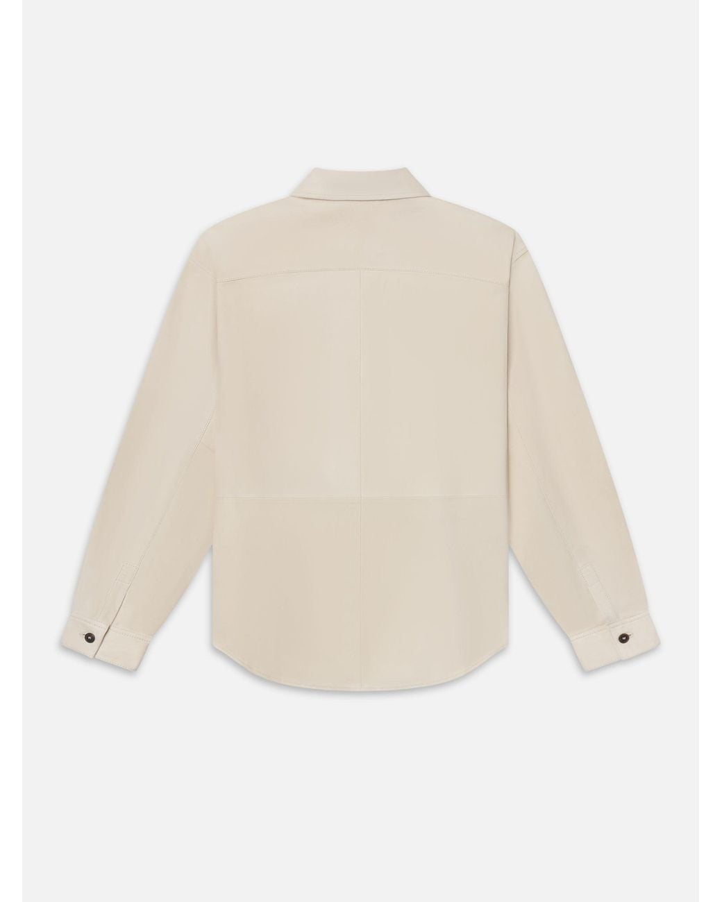 FRAME Natural Suede Shirt