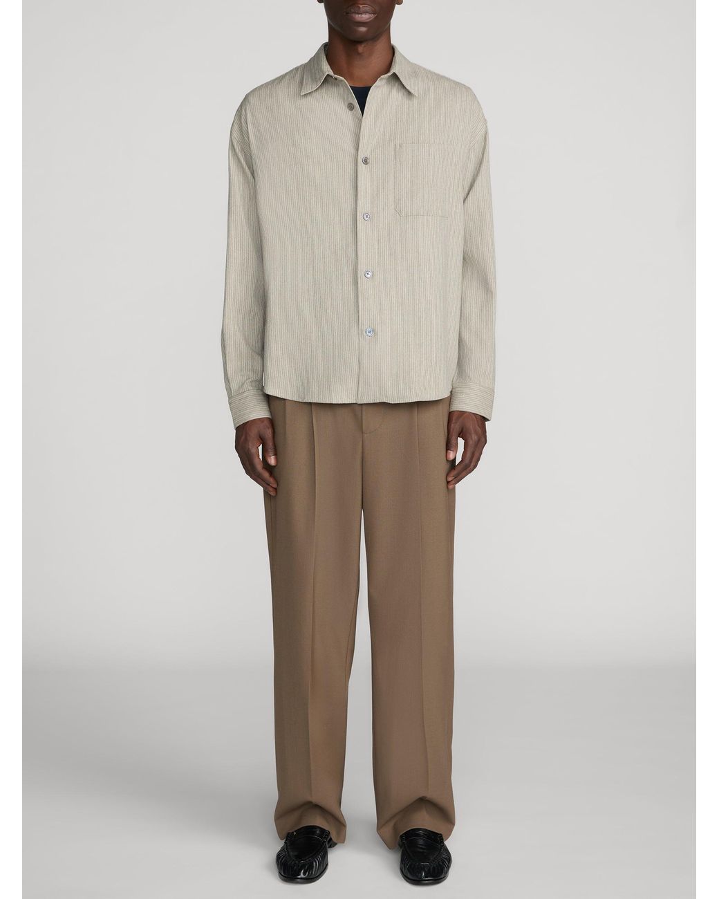 FRAME Brown Baggy Trousers for men
