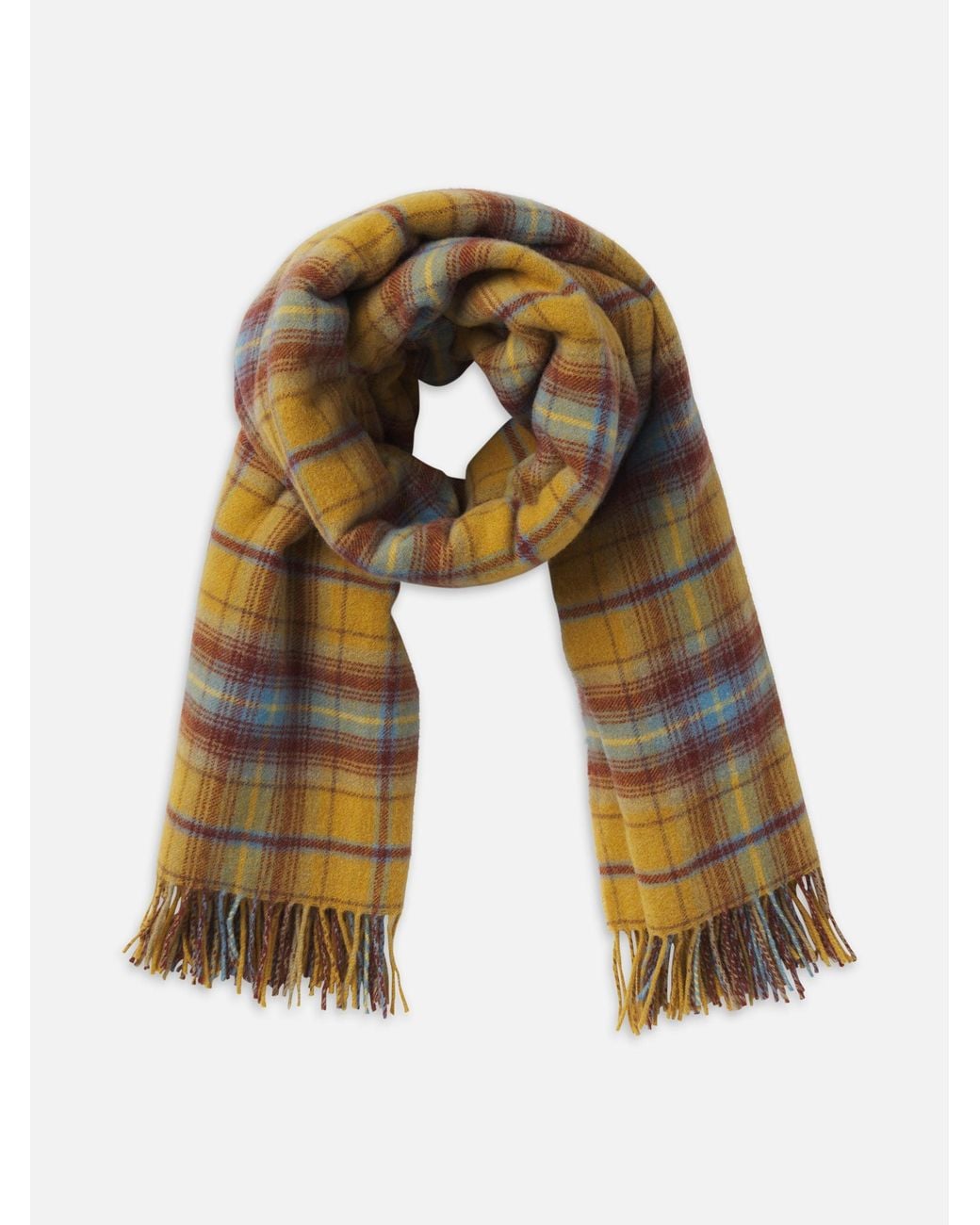 FRAME Multicolor The Equestrian Blanket Scarf