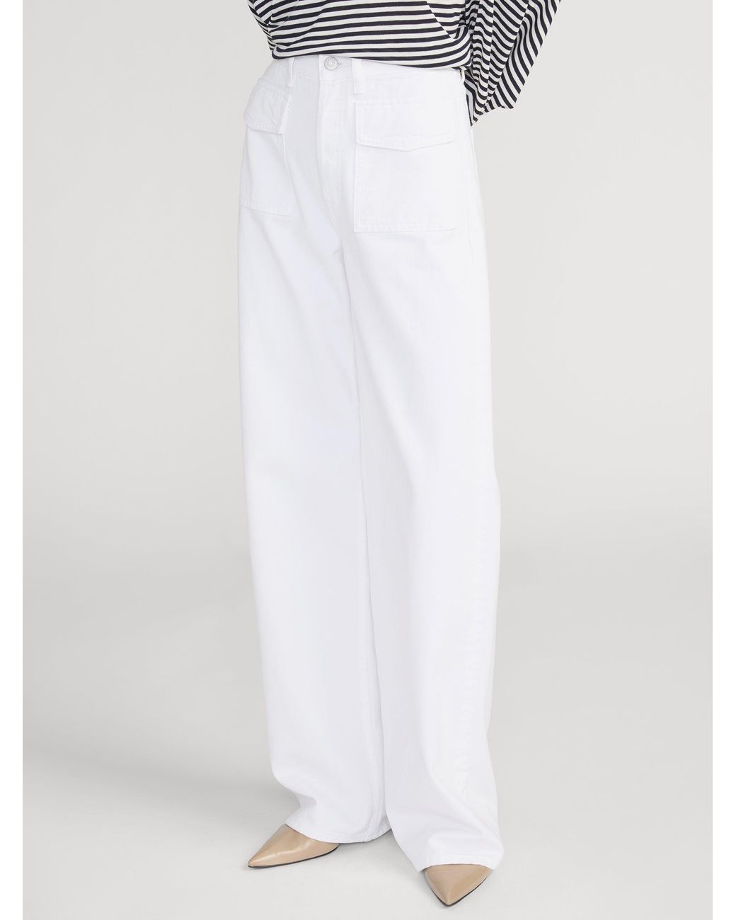 FRAME White The Collegiate Pocket Jean