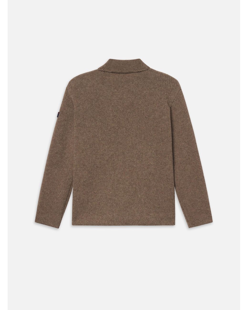 FRAME Brown The Society Archive Zip-up Cardigan Sweater for men