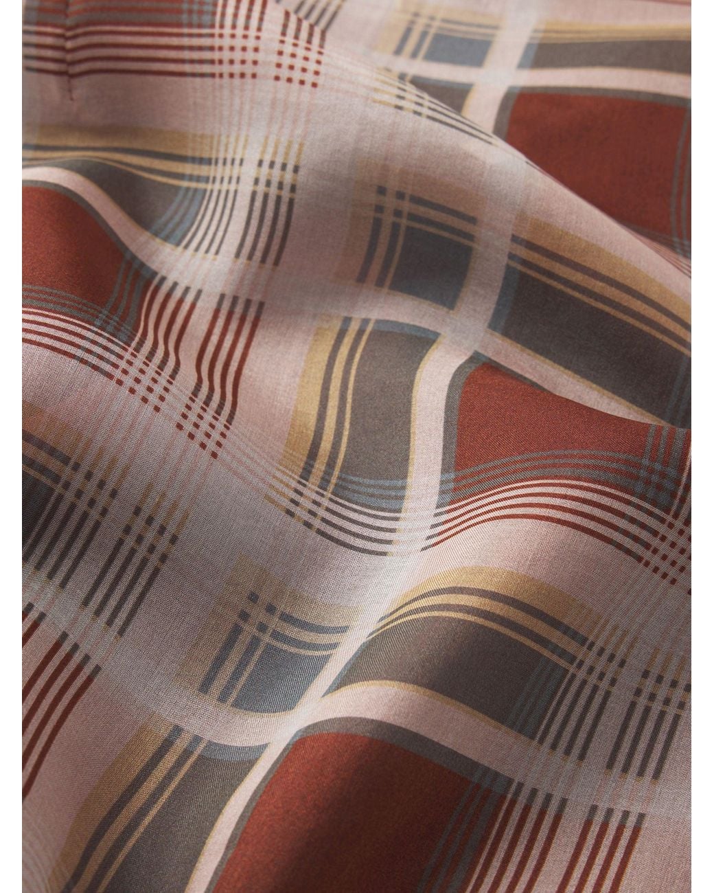 FRAME Multicolor The Plaid Organza Skirt