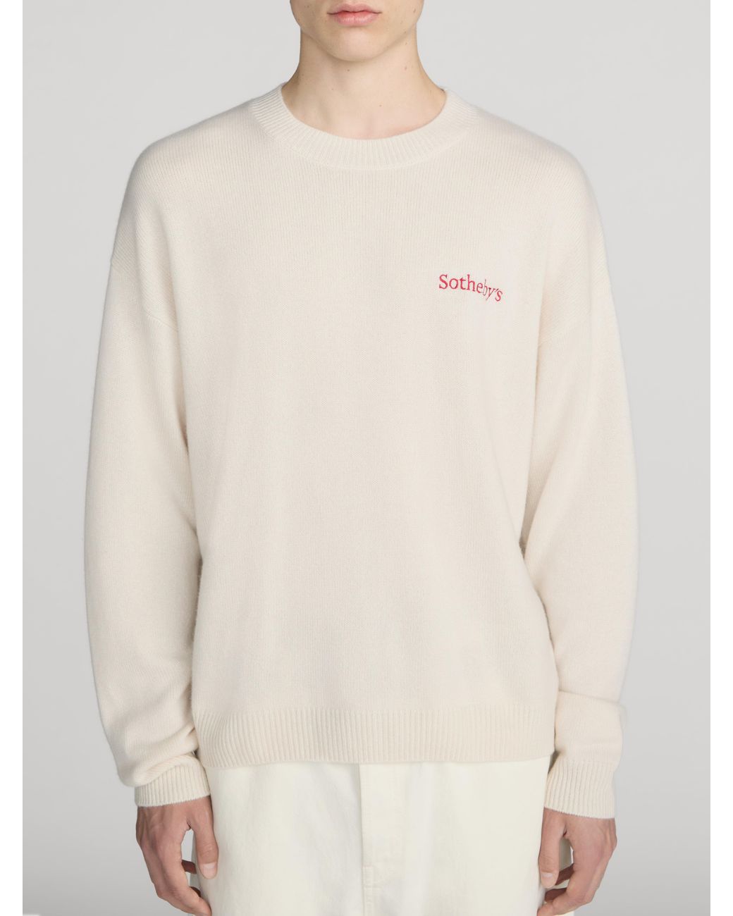 FRAME White Sotheby's Cashmere Sweater for men