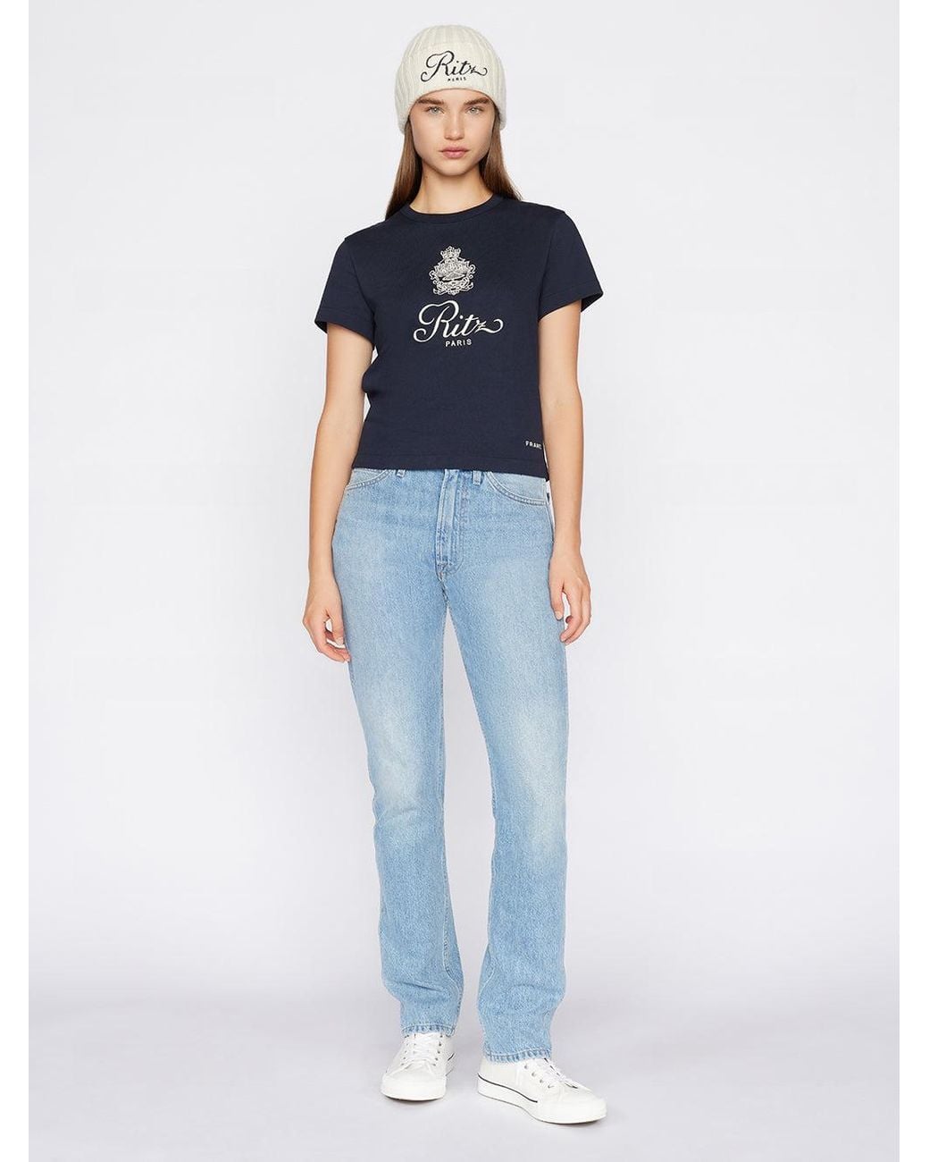 FRAME Blue Ritz Tee