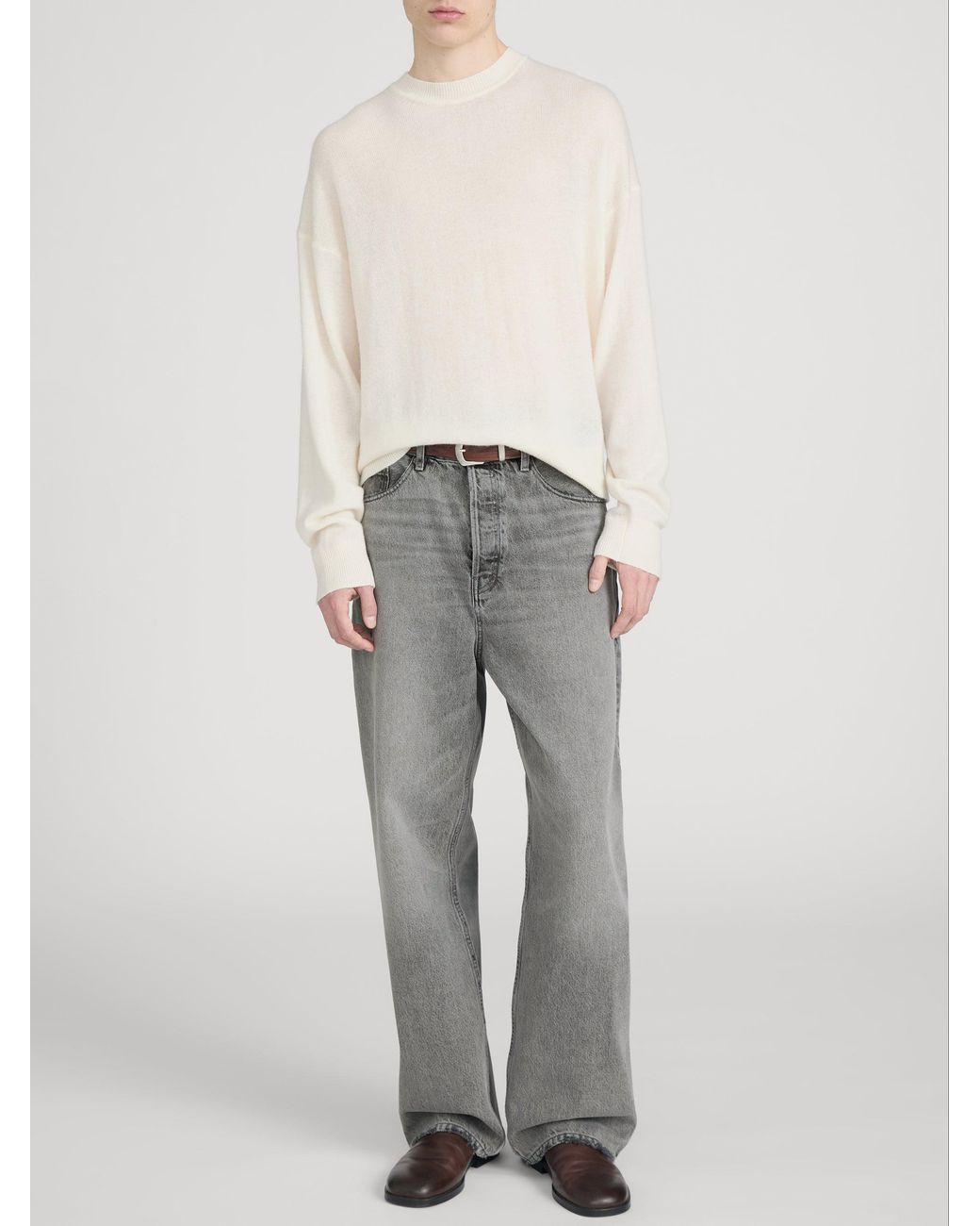 FRAME Gray Baggy Jean for men