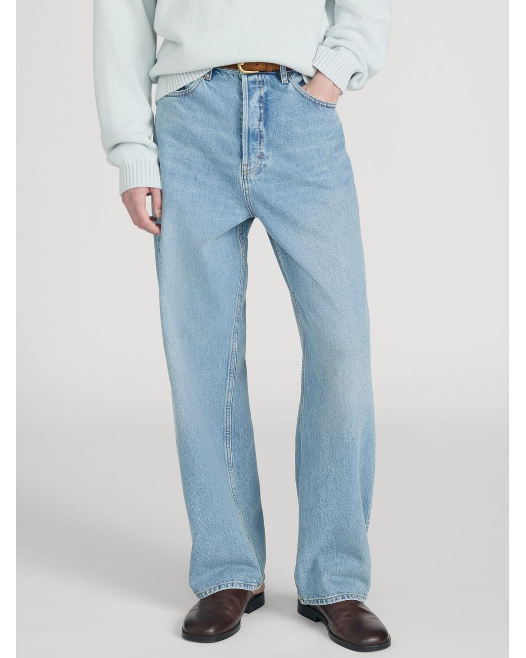FRAME Blue Baggy Jean for men