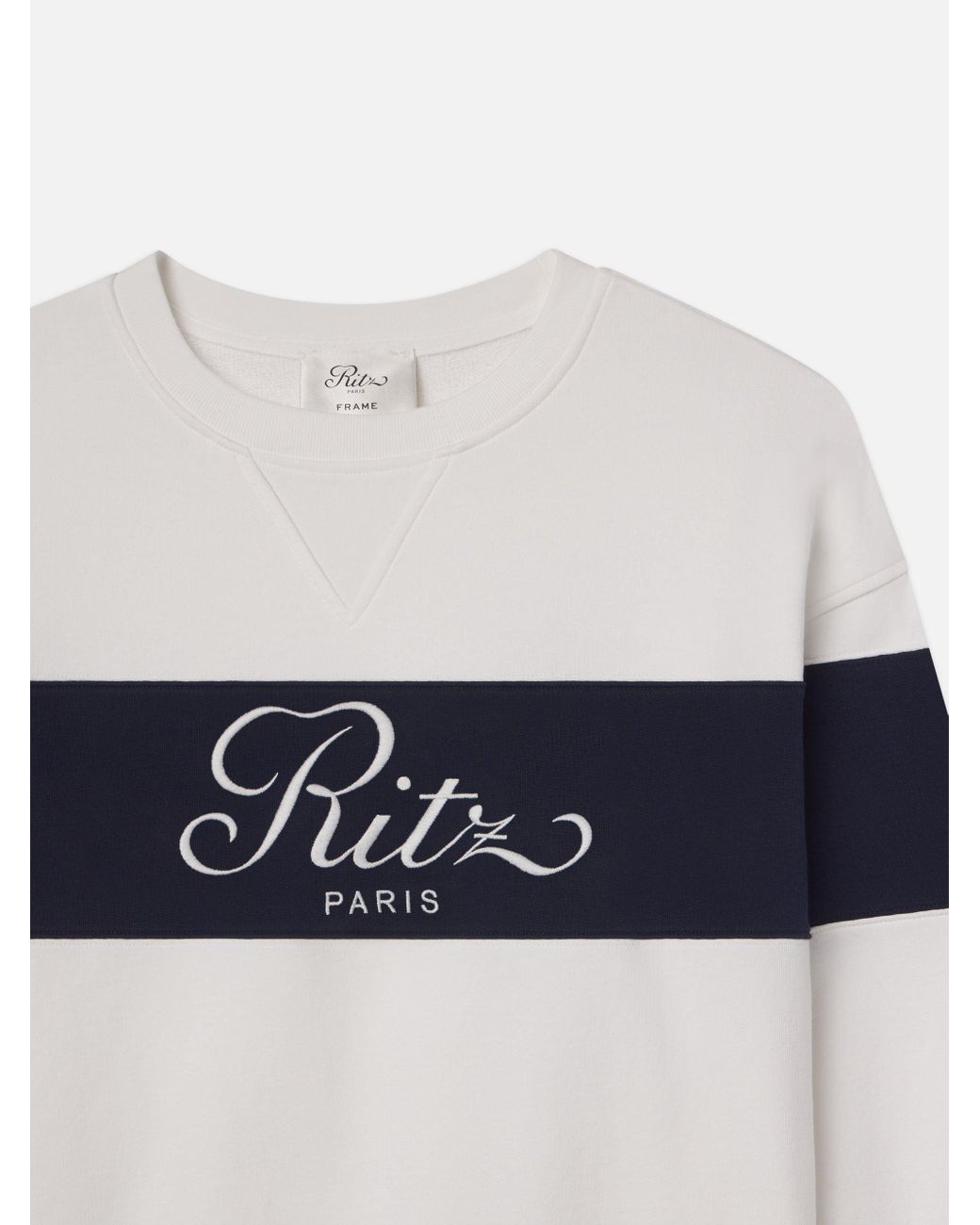 FRAME Blue Ritz Sport Sweatshirt