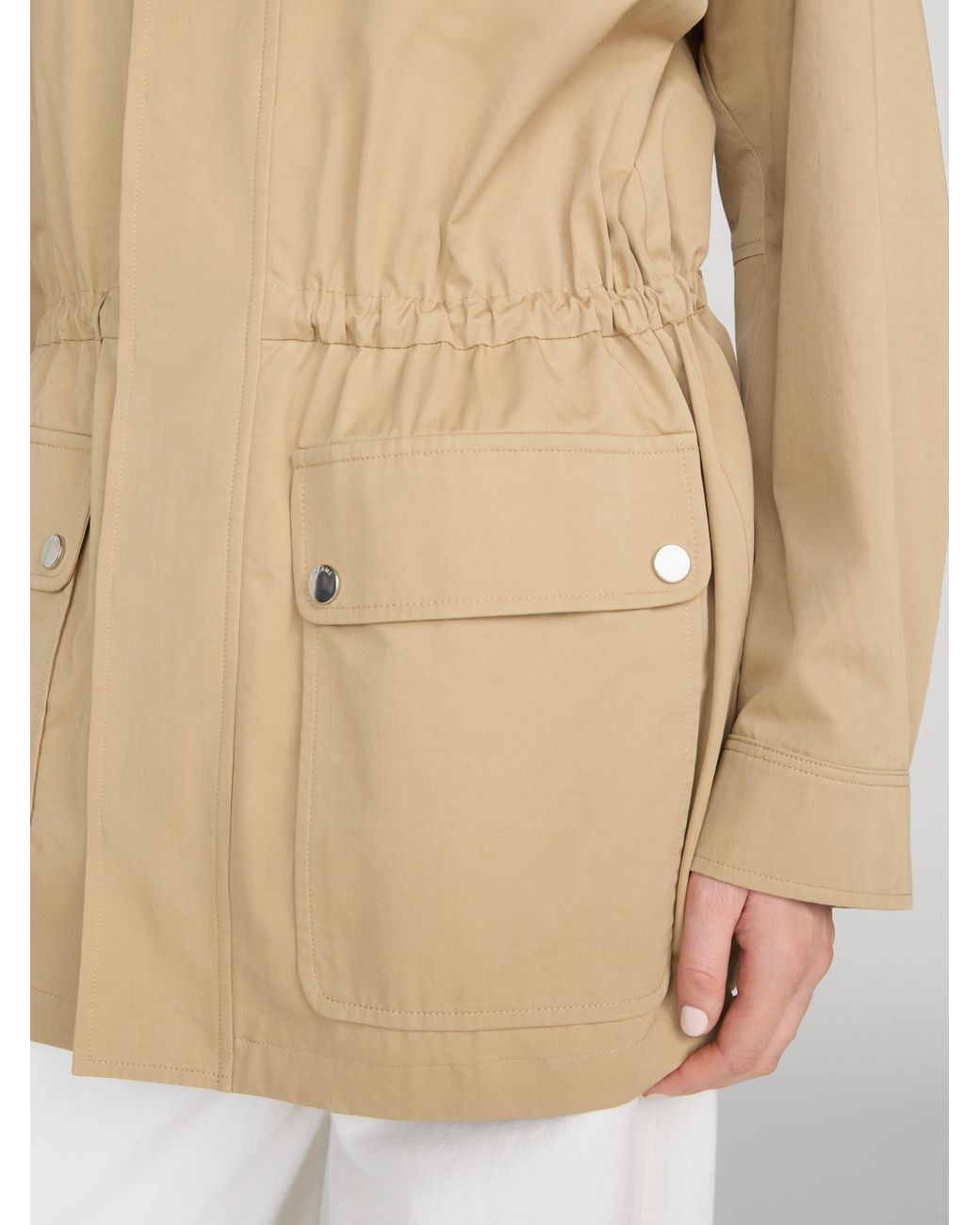 FRAME Natural Twill Safari Jacket