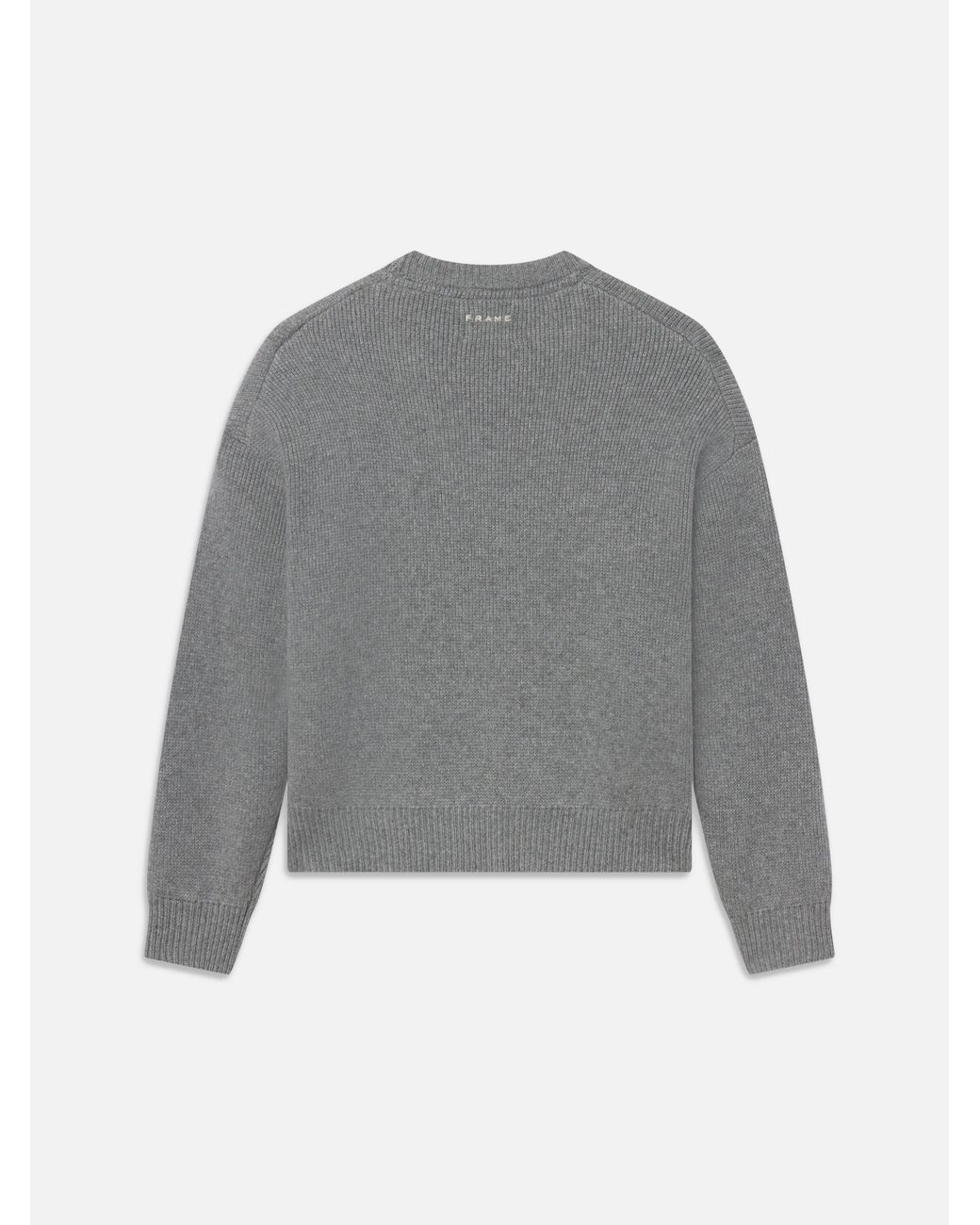 FRAME Gray Sotheby's Cashmere Sweater