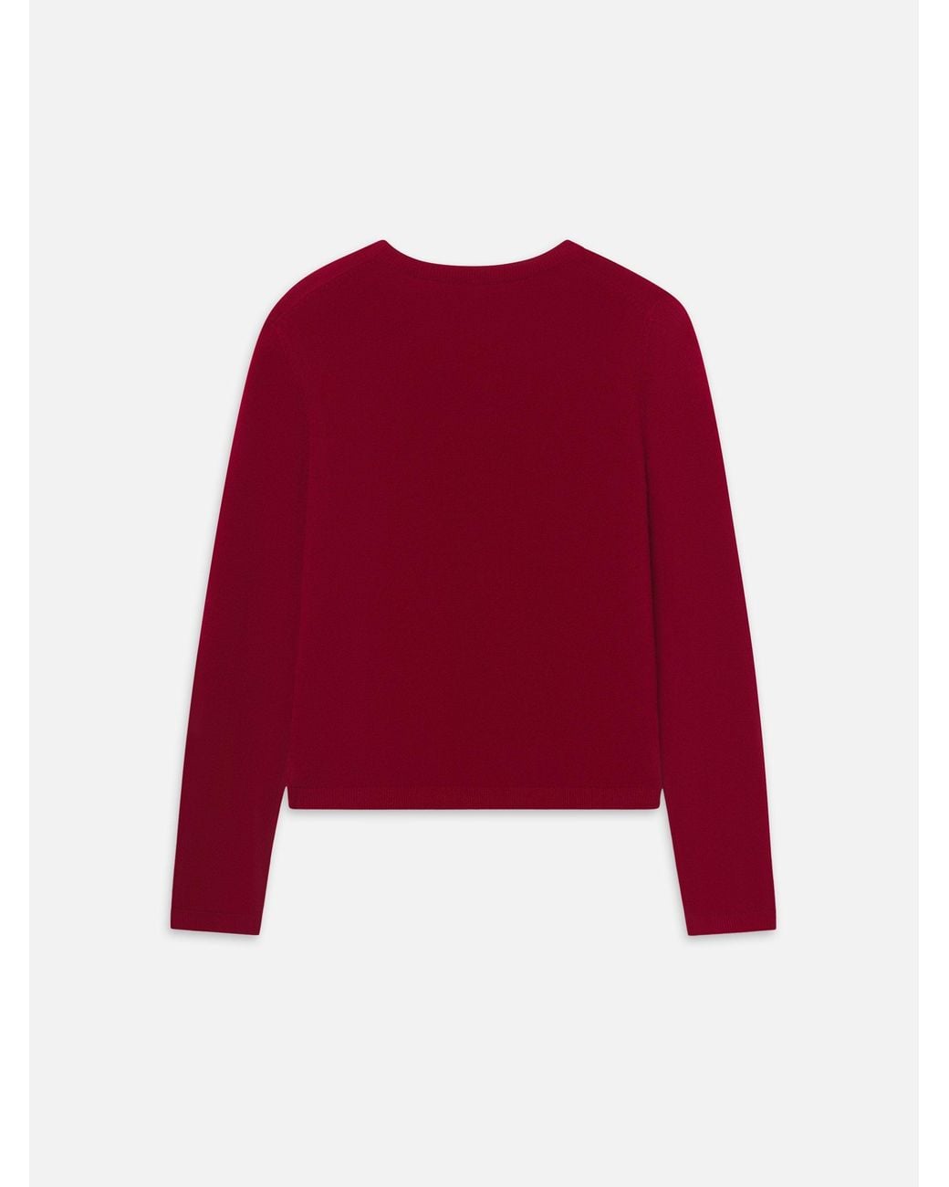 FRAME Red The Everyday Cashmere V Neck