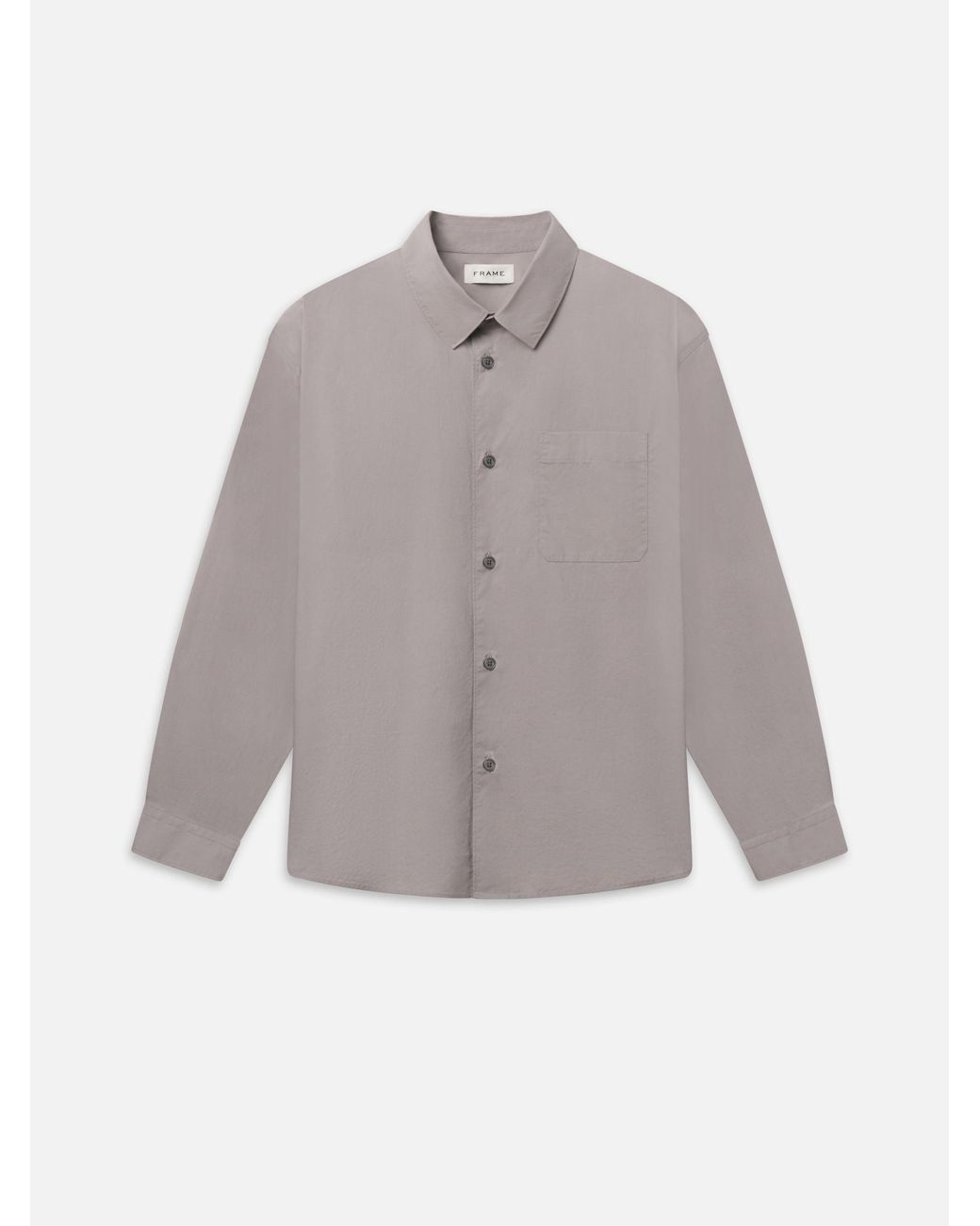FRAME Gray Cotton Shirt for men