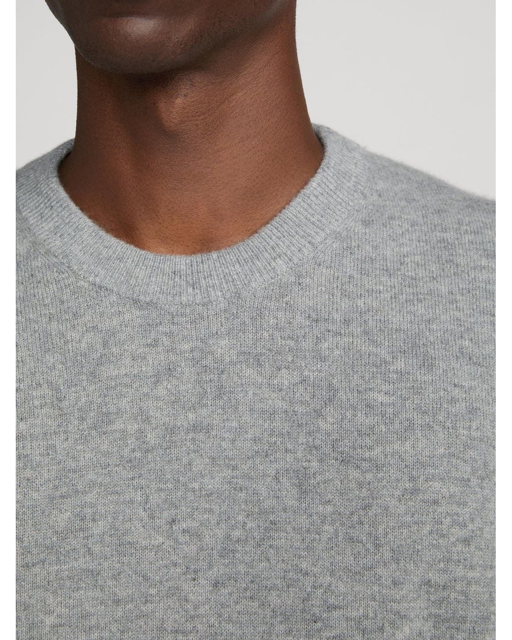 FRAME Gray Lightweight Cashmere Sweater for men